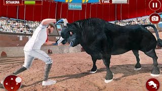 La vaca Lola race and mad black white Crazy Cow Simulator bulls fight Android offline game [upl. by Uon511]