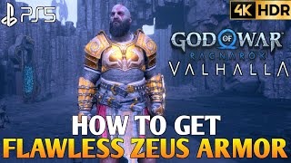 How to Get Flawless Zeus Armor God of War Ragnarok Valhalla Flawless Zeus ArmorGod of War Valhalla [upl. by Ahsielat]