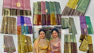 Kanchipuram pattu sarees at very low price wholesale price Direct from weavers [upl. by Shlomo]