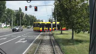 Tramwaje Warszawa 2023 Linia 77 [upl. by Egiap32]