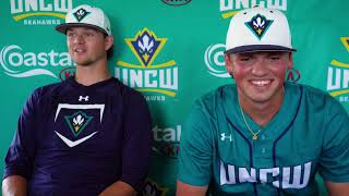 UNCW Baseball Ethan Chenault amp Brett Banks  Postgame vs Northeastern 050723 [upl. by Brom995]