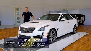 2016 Cadillac CTSV TECHNICAL REVIEW with Cadillac Chief Engineer Dave Leone [upl. by Nonarb682]