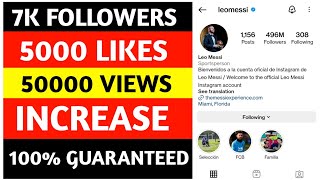 7K എന്നോ 👀🔥  How to increase instagram followers malayalam instagram likes and views [upl. by Syhr]