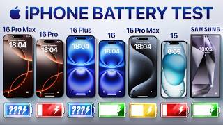 iPhone 16 Ultimate Battery Test [upl. by Leuamme954]