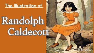 Randolph Caldecott biography with famous illustration work [upl. by Ayit985]