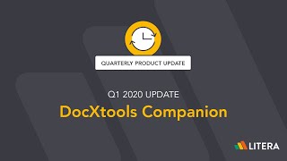 DocXtools Companion v116 by Litera [upl. by Anialad]