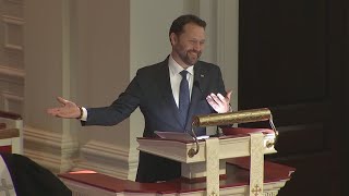 Full speech Jason Carter delivers eulogy at Former First Lady Rosalynn Carters memorial service [upl. by Vinaya]