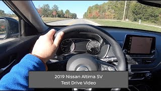 2019 Nissan Altima SV Test Drive Review [upl. by Brittne]