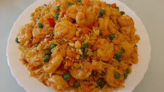 ARROZ CON CAMARONES DELICIOSA RECETA [upl. by Collette]