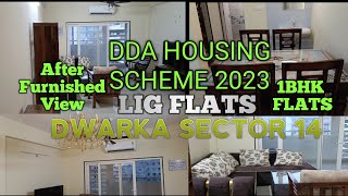 FURNISHED 1BHK FLAT VIEW DDA HOUSING SCHEME 2023LIG FLATS IN DWARKA SECTOR 14 housing 1bhk dda [upl. by Joscelin]