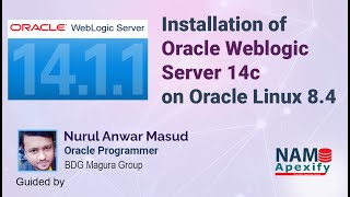 How to install Oracle Weblogic Server 14c 1411 on Oracle Linux 8 oracle Linux 84 [upl. by Laurin]