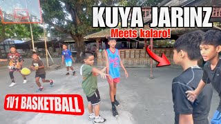 NAGKITA SI KUYA JARINZ AT KALARO NI ANDRAKE STORY 1v1 BASKETBALL [upl. by Anirrak184]