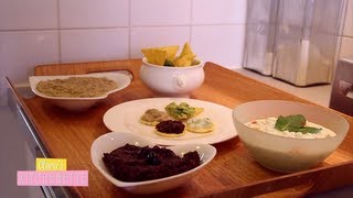 Dips en Folie Tapenade Tzatziki Caviar dAubergine Guacamole  Claras Kitchenette  Episode 12 [upl. by Bowers]