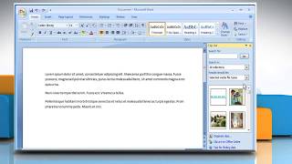 How to add a clip art image to a Microsoft® Word document Tutorial [upl. by Colis]