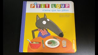 🍽️ PTIT LOUP NAIME QUE LES PÂTES 🥟  livre audio voix homme [upl. by Rust]