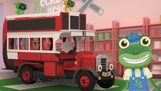 Geckos Garage  Oscar The Old Bus Goes To Geckos Garage  Vehicles For Kids  Cartoons For Kids [upl. by Leonardo]