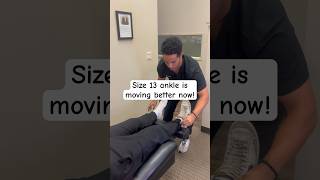 Ankle adjustment anklepain chiropracticadjustment chiropractor [upl. by Earla316]