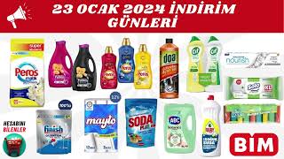 BİM Market İndirimleri  23 Ocak 2024  Aktüel Temizlik Ürünleri  Resmi Katalog  Sesli Anlatım [upl. by Ayanahs926]