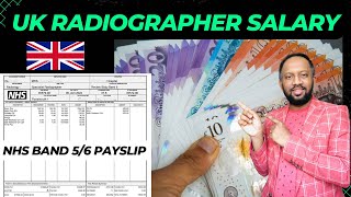 UK Radiographer Salary  NHS Band 56 Salary Payslip  In Hand Salary NHS Healthcare Professionals [upl. by Normand500]