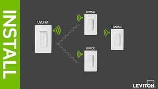 How to Install Leviton DAWSC and DAWDC Decora Smart WireFree Anywhere Companion Switches amp Dimmers [upl. by Mattland]