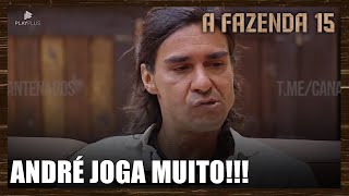 ANDRÉ FAZ LEITURA DE MÁRCIA FU APÓS LAVAGEM DE ROUPA Olha o que ele disse a Jaque  A Fazenda 15 [upl. by Ahseina]