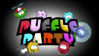 Puffle Party quotYellow Puffle Roomquot Music [upl. by Sumahs]