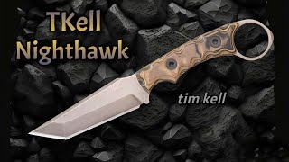 TKell Nighthawk Tanto Fixed Blade Personal Tactical Knife for GOM [upl. by Parent]