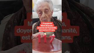 LEspagnole María Branyas doyenne de lhumanité est morte à 117 ans [upl. by Dimitri]