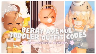 Toddler Berry Avenue Outfit Codes Compilation roblox [upl. by Eibocaj]