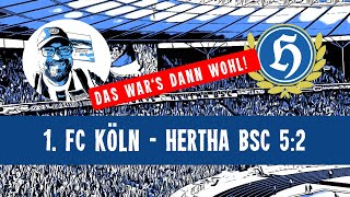 1 FC Köln  Hertha BSC 52  Spielanalyse amp Ausblick  120523 [upl. by Nohsav179]