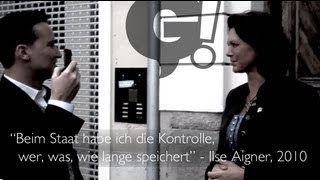 Ilse Aigner zum Thema Datenschutz 2010 [upl. by Gnauq]