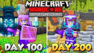 We Survived 200 Days In Hardcore Minecraft  Duo Minecraft Hardcore 100 Days [upl. by Yllut805]