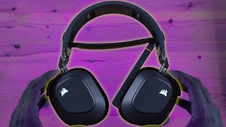 Corsair HS80 Wireless Headset Review  The Best for PC amp PS5 [upl. by Aihsem]