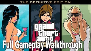 Grand Theft Auto The Trilogy The Definitive Edition  Full Gameplay Walkthrough HD 1080P [upl. by Nortyad]