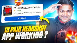 TRYING PAID HEADSHOT APPS IN FREE FIRE FROM PLAYSTORE  GARENA FREE FIRE [upl. by Ellatsirhc]