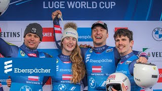 FIL Luge Eberspächer World Cup  Highlights of Season 202223 [upl. by Ttoille]