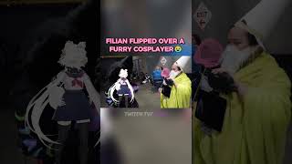 DELAYED FLIP😭 filian filianvt vtuberclips envtubers vtubermoments shorts [upl. by Ydnelg]