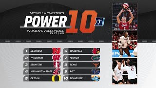 College volleyball rankings Washington State rises to No 4 in Power 10 [upl. by Crawford]