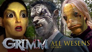 EVERY Wesen From Season 4  Grimm [upl. by Endor]