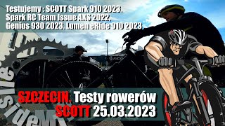 Testy rowerów SCOTT Spark 910 2023 Spark RC 2022 Genius 930 2023 Lumen 910 eRide 2023 Szczecin [upl. by Algie963]