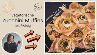 Vegetarische Zucchini Muffins  in Anna´s Küche [upl. by Bigner731]