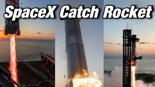 How SpaceX Landed A Rocket Without Landing Legs Catching a Giant Rocket With Giant Chopsticks [upl. by Brandi]