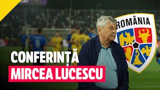 Conferință de presă Mircea Lucescu după victoria României împotriva Kosovo [upl. by Oicatsana]