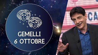 Gemelli ♊️ LOroscopo di Paolo Fox  6 Ottobre 2024  Al lavoro anche di domenica Perché no [upl. by Jordison]