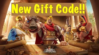 New Gift Code  RISE of KINGDOMS [upl. by Lexie786]