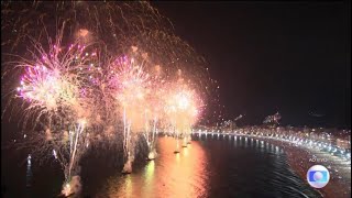 Fogos Réveillon Copacabana 20212022 Rio Brazil Fireworks New Years Eve HD [upl. by Drofxer]