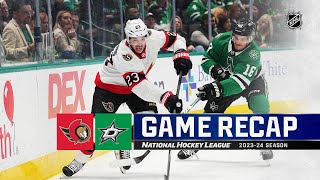 Senators  Stars 1215  NHL Highlights 2023 [upl. by Labotsirhc]