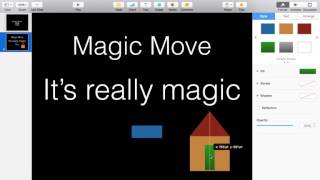 Magic Move Animation in KeyNote [upl. by Rehpotsirhcnhoj907]