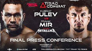 Triller Fight Club Presents Triad Combat  Pulev vs Mir  Final Press Conference [upl. by Hgiel]