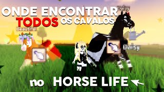 Onde encontrar TODOS os tipos de cavalo no HORSE LIFE [upl. by Enilegna]